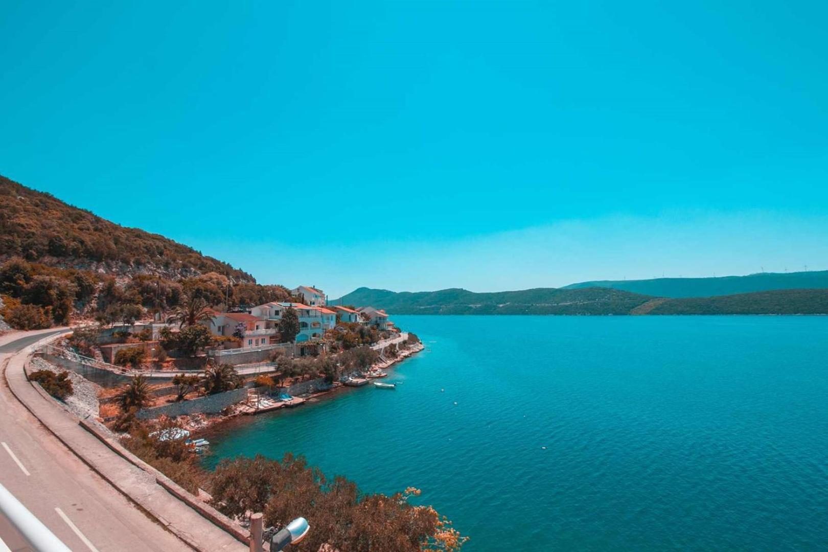 Villa Raguz Sa Privatnom Plazom I Garazom Neum Bagian luar foto