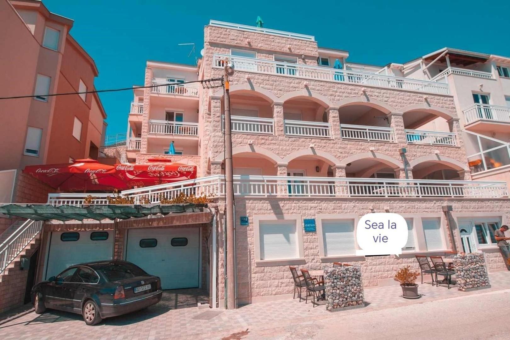 Villa Raguz Sa Privatnom Plazom I Garazom Neum Bagian luar foto